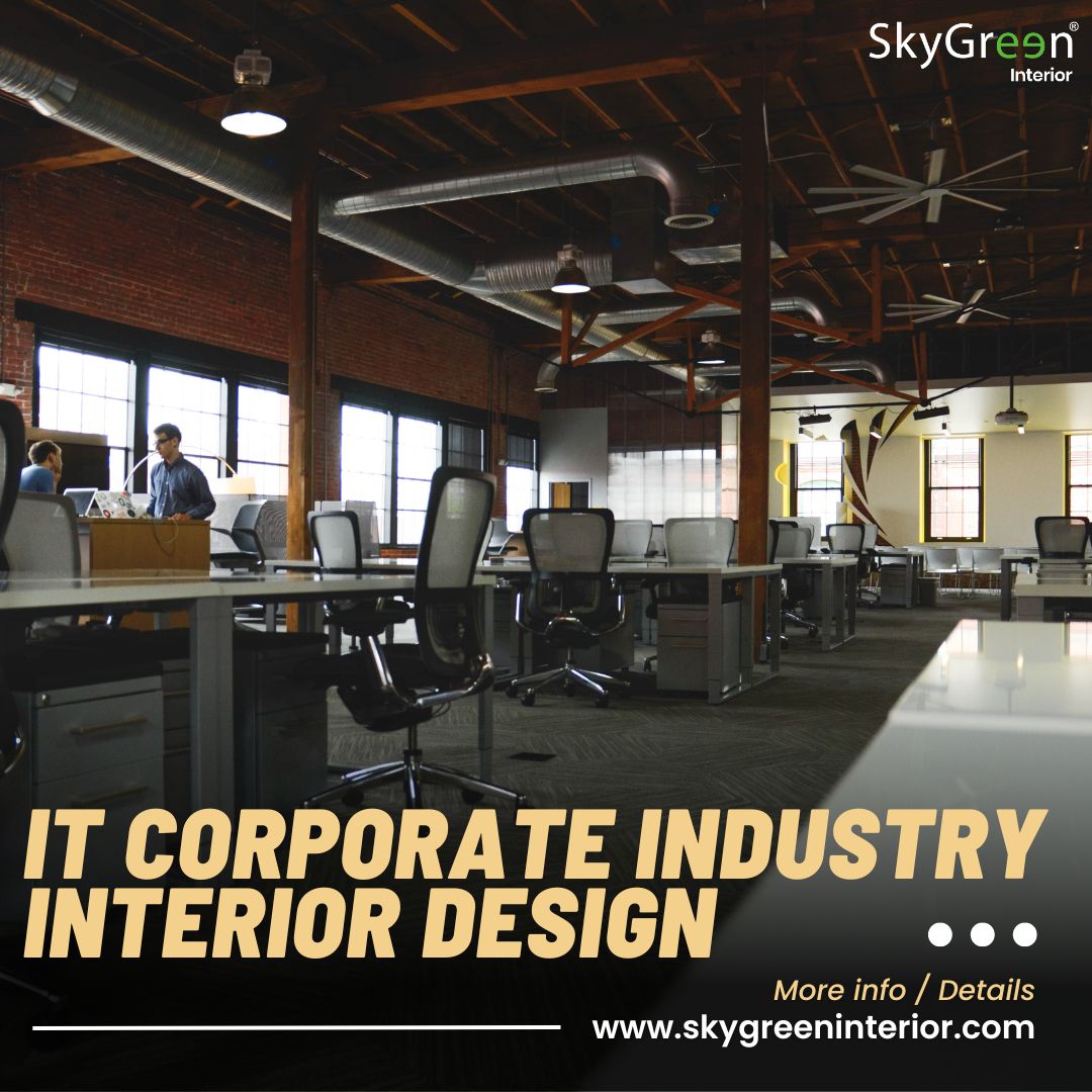 IT Corporate Industry Interior Design Services in Ahmedabad